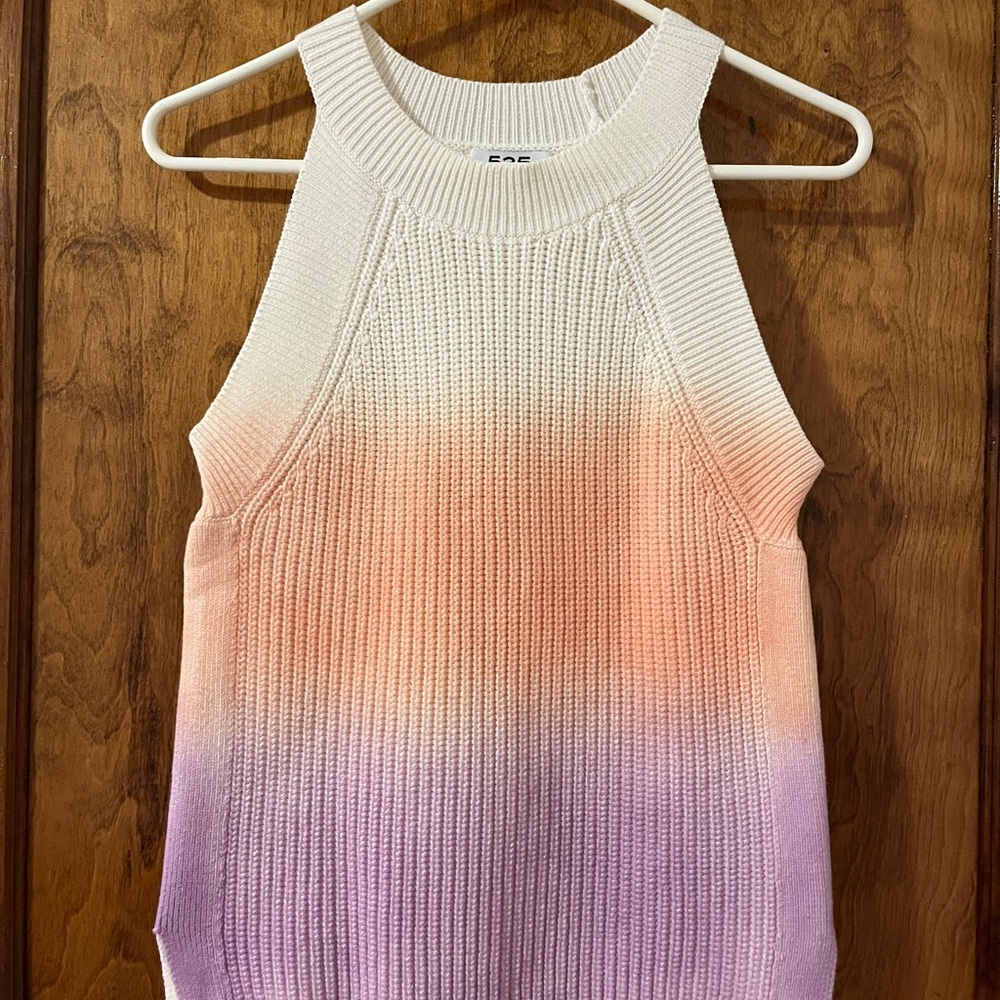 525 America Cream and Purple Gradient Tank Top
